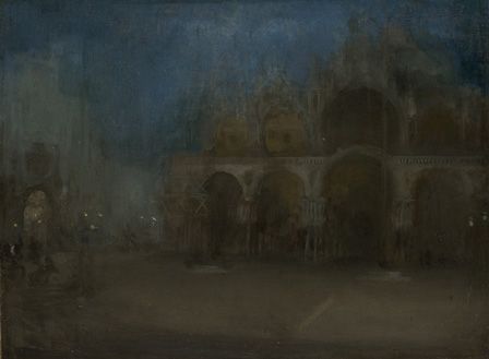 Nocturne, Blue and Gold, St Mark's Venice (oil on canvas)
