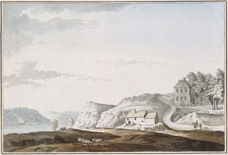 Aust Passage, Gloucestershire (w/c and bodcolour on paper)