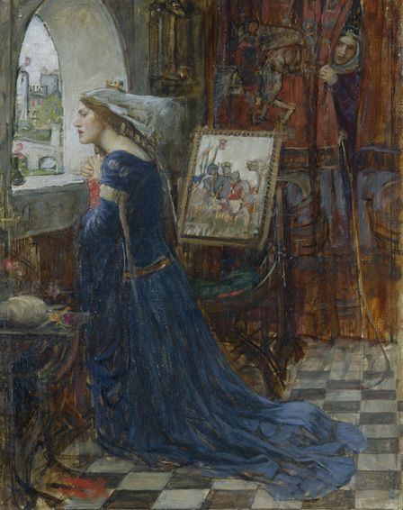 Fair Rosamund, c.1916 (oil on canvas)