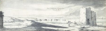 Tenby,1678 (pen and ink and wash on paper)