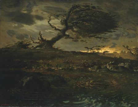 The Gust of Wind, 1871-3 (oil on canvas)