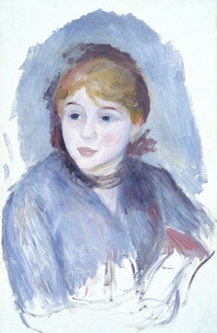 Young Girl in Blue, c.1882 (oil on canvas)