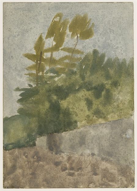 Trees (w/c, gouache & pencil on paper)