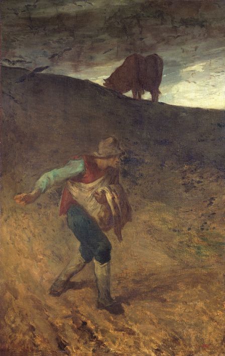 The Sower, 1847-48 (oil on canvas)