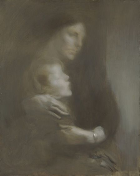 Maternity (Suffering) (oil on canvas)