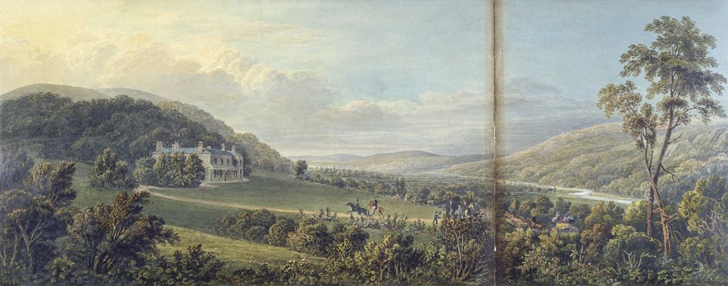Panorama of Rheola (w/c on card)