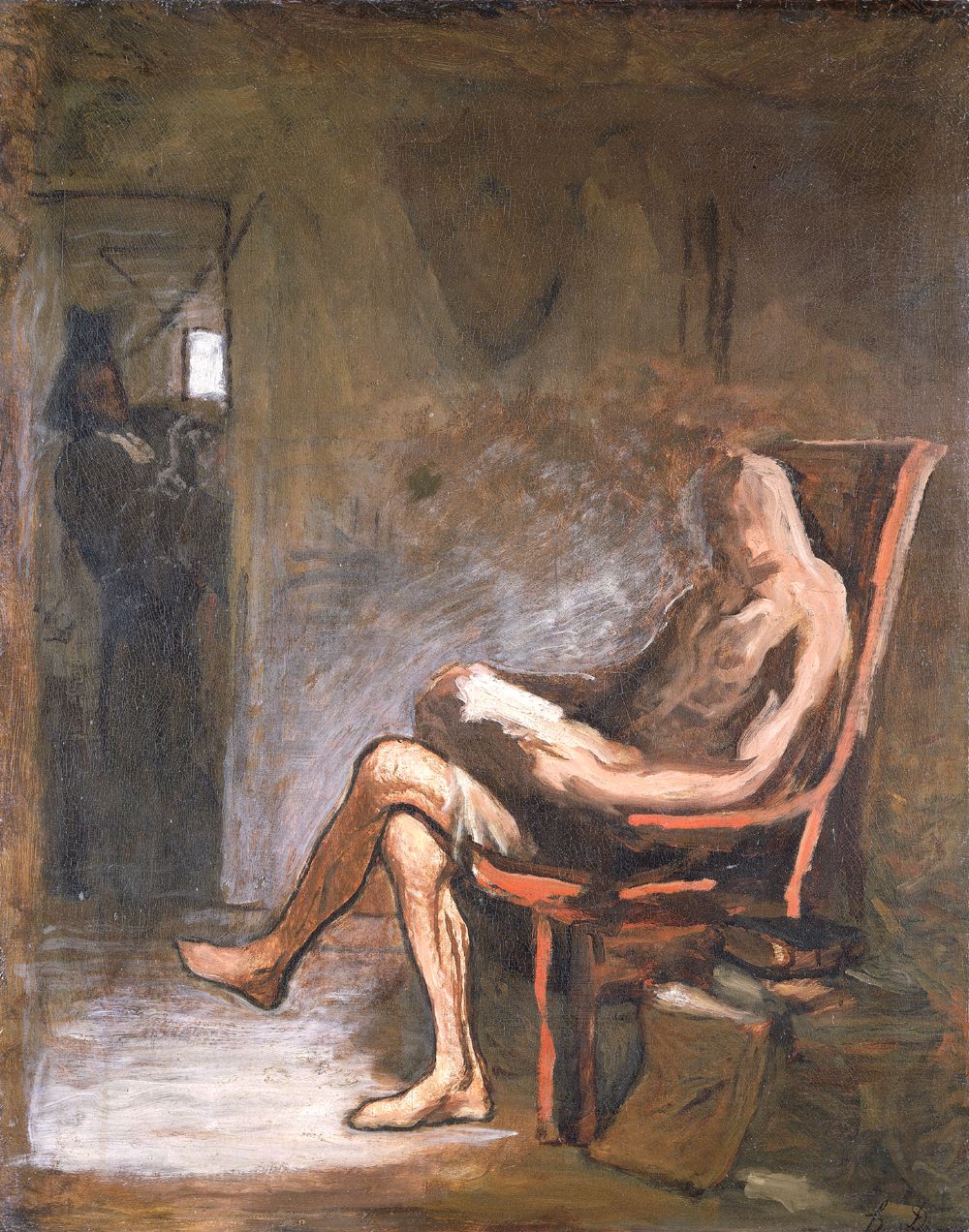 Don Quixote reading, 1865-67 (oil on canvas)