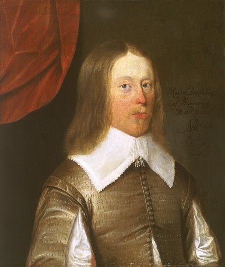 Fig.1: Thomas Leigh, <em>Robert Davies III o Wysane</em>, 1643, NMW A 20