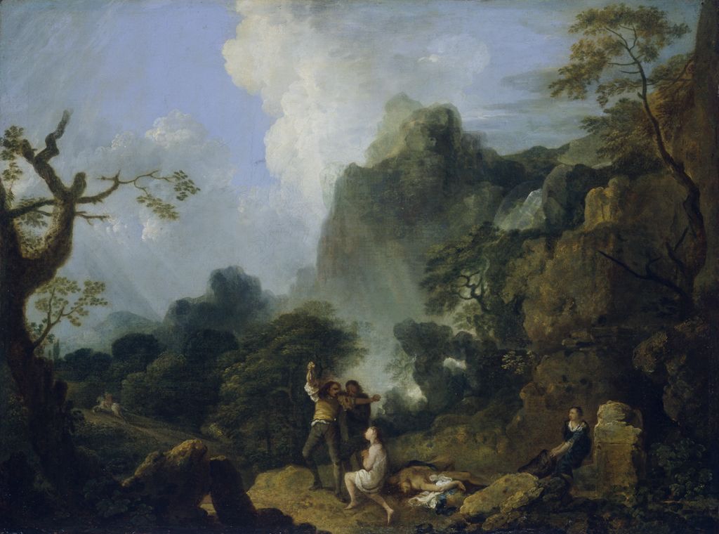 Landscape with Banditti, 1752 (Oil on canvas)