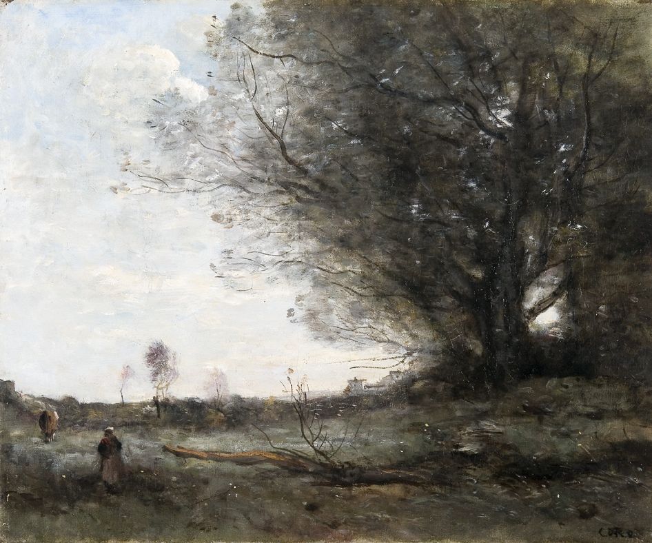 A Surrey landscape ( Oil on canvas)