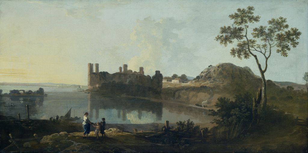Caernarvon Castle (Oil on canvas)