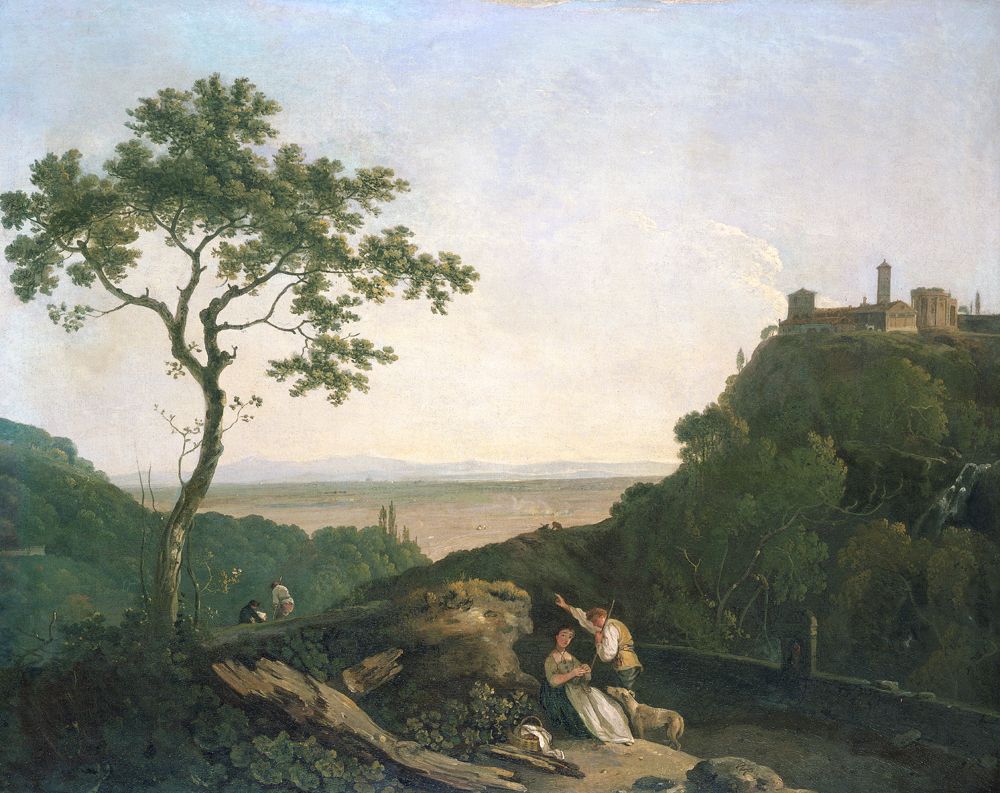 View at Tivoli (Oil on canvas)