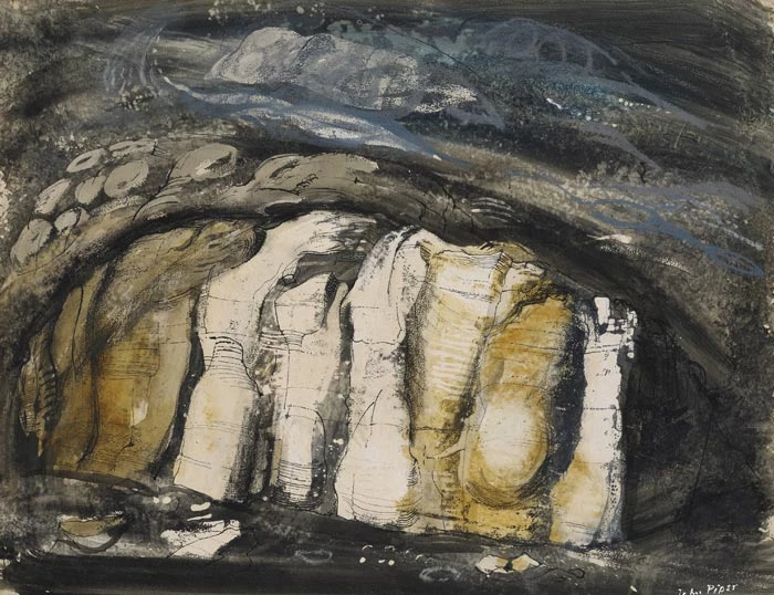 <strong>John Piper</strong><br /> <em>Rock formations</em><br />