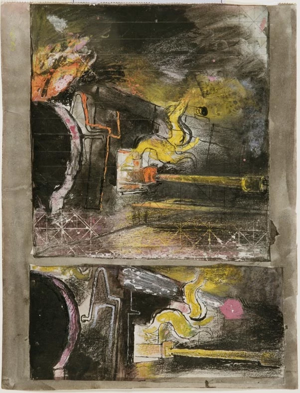 Feeding a Furnace, 1942 (NWM A 4628)