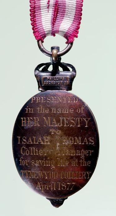 Cefn Medal Albert Isaiah Thomas.