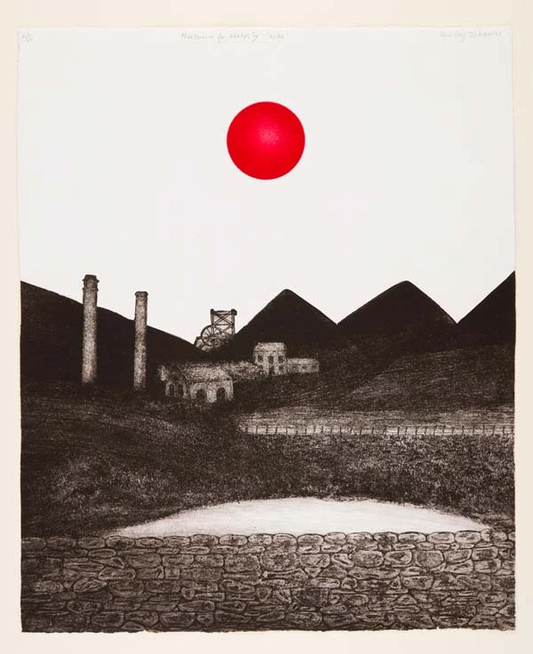 Shirley Jones, <em>Nocturne for Wales</em> (1987). Glofa Cwmparc, Cwm Rhondda. (c) Shirley Jones