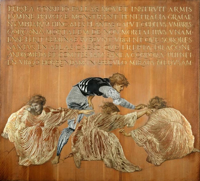 <em>Perseus a’r Graiae</em> Syr Edward Burne-Jones (1833-1898)