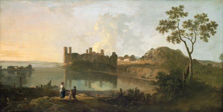 Castell Caernarvon Castle gan Richard Wilson