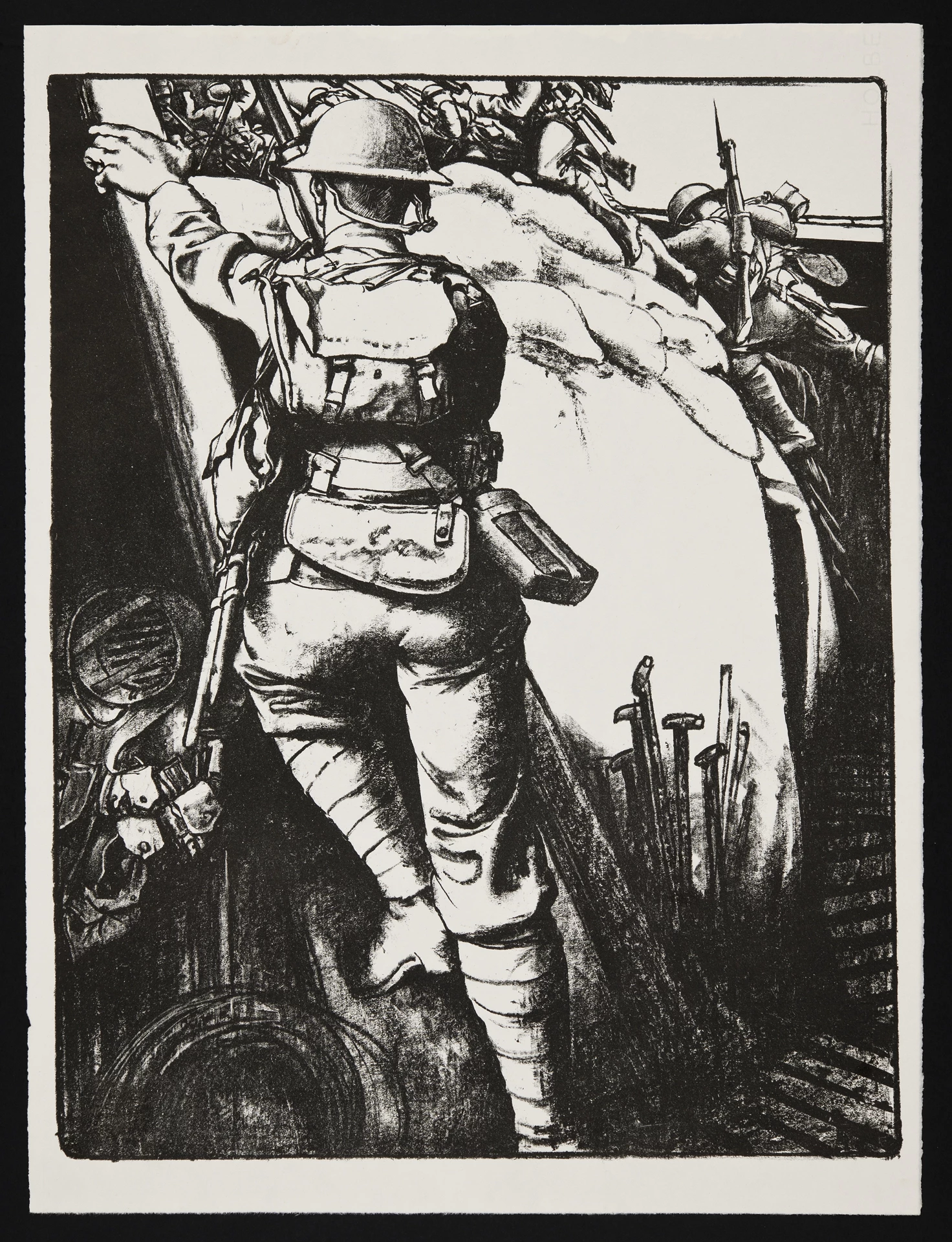 Dros yr Ymyl - Eric Kennington