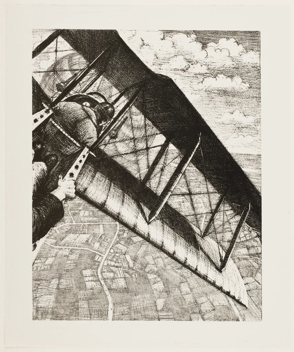 Gogwyddo ar uchder o 4,000 o droedfeddi - Christopher Richard Wynne Nevinson