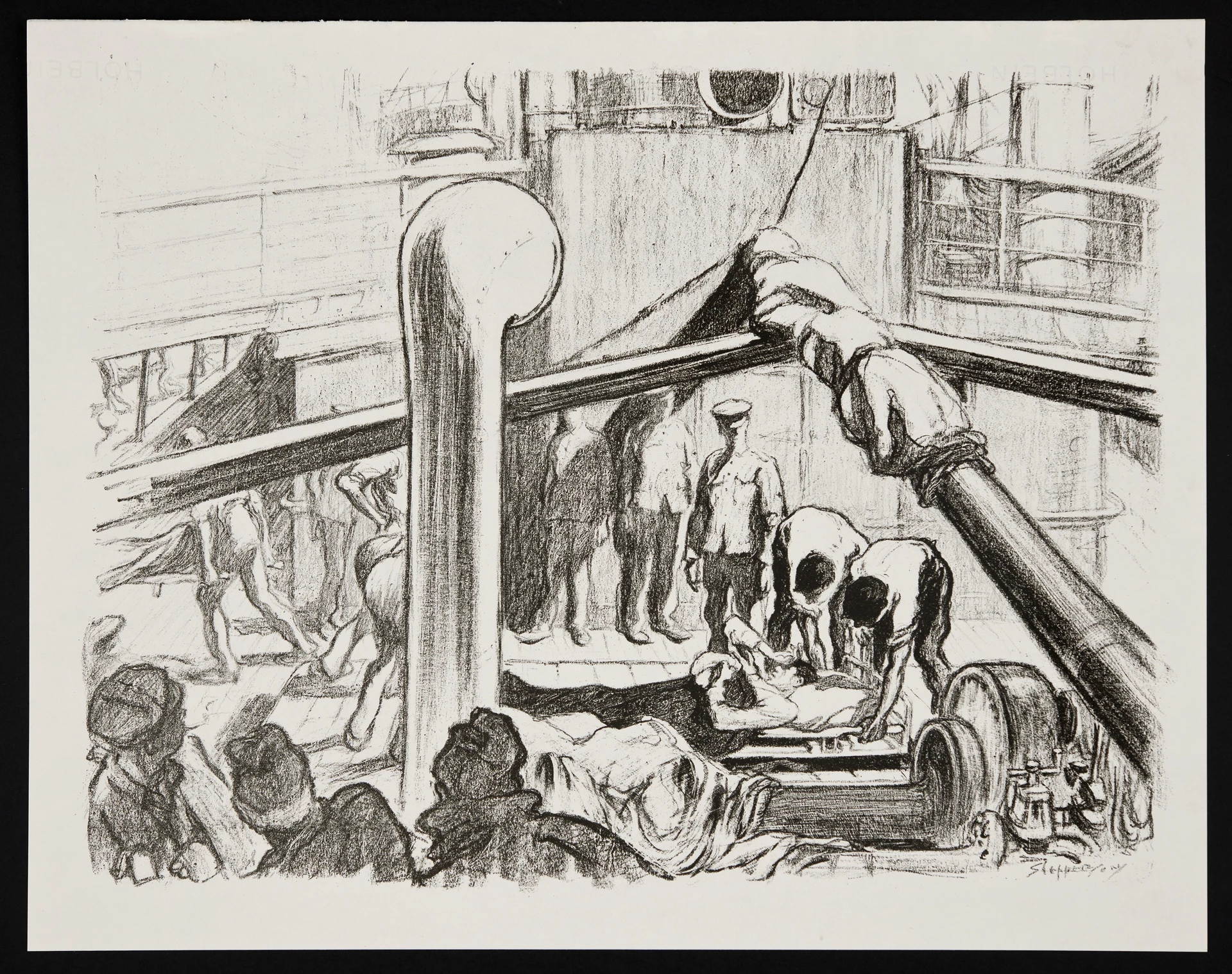 Ar Fwrdd Llong Ysbyty - Claude Shepperson