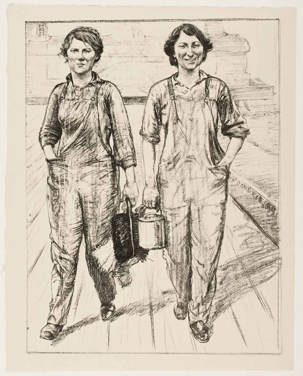 Ar y Lein: Glanhawyr injans a cherbydau - A. S. Hartrick