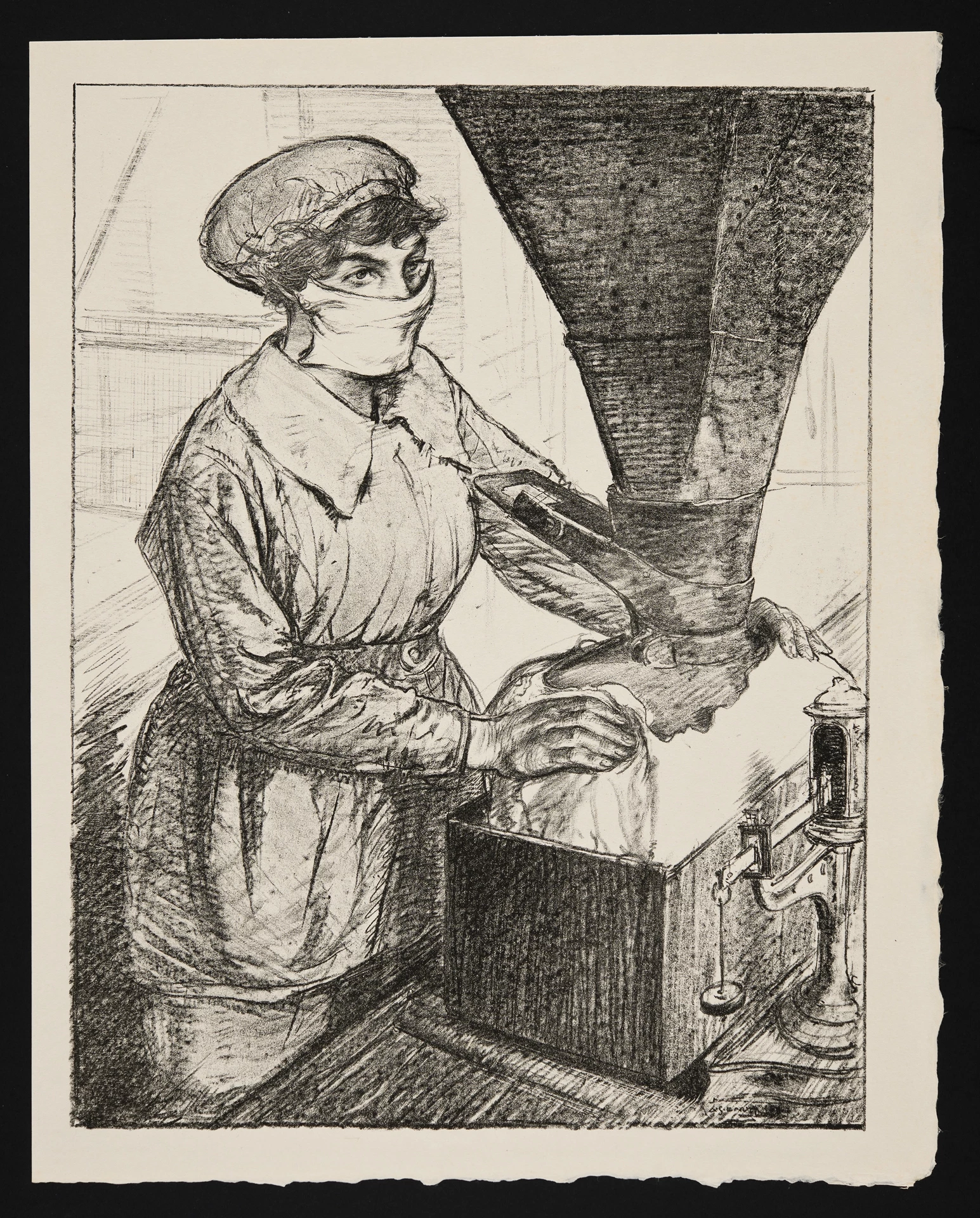 Gydag Arfau: gwaith peryglus (pacio T.N.T) - A. S. Hartrick