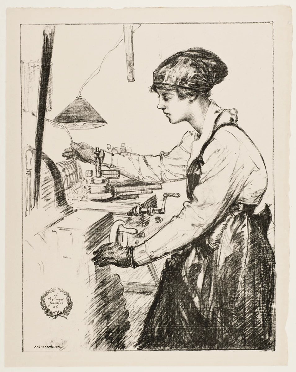 Gydag Arfau: Gwaith medrus - A. S. Hartrick