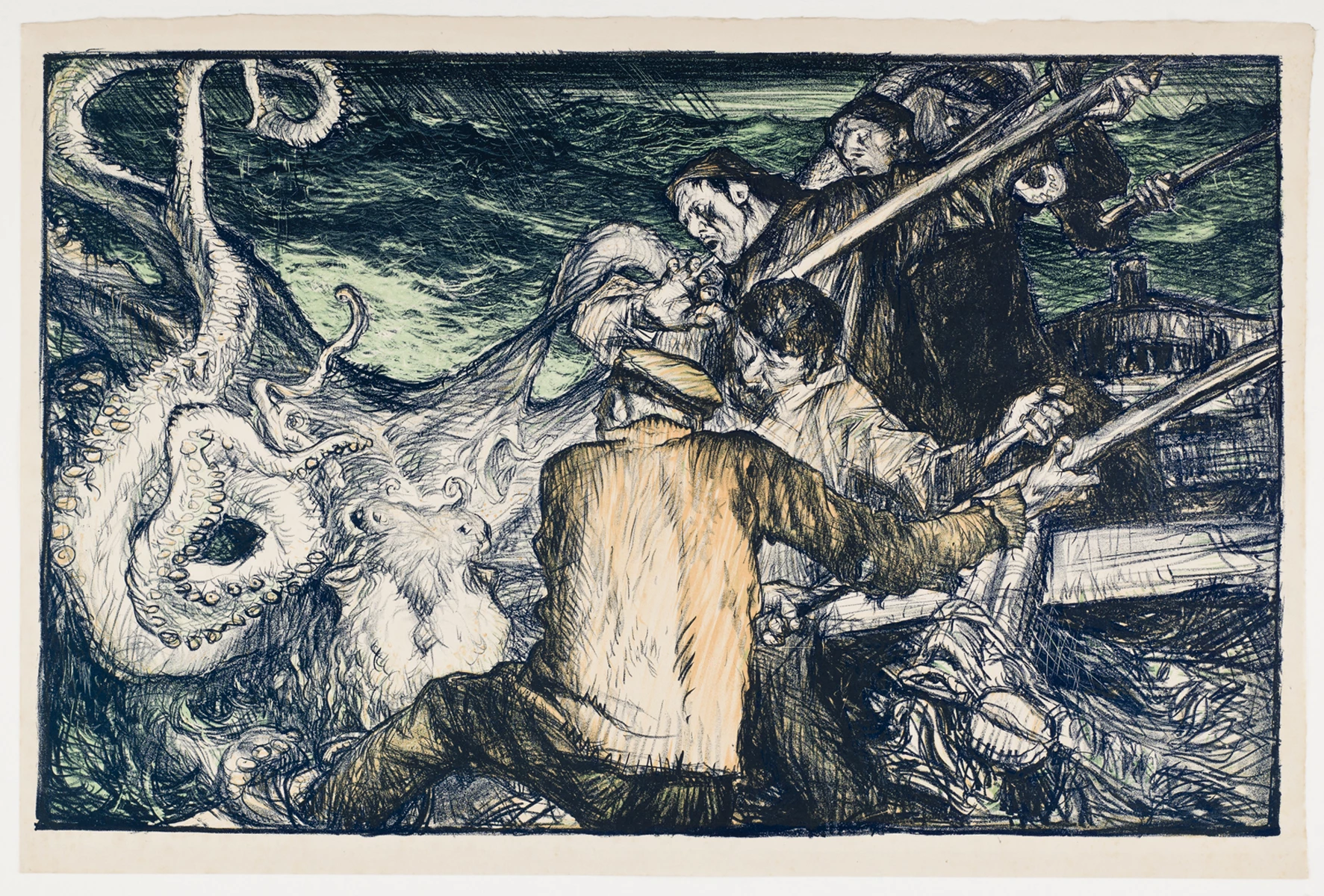 Rhyddid y Moroedd - Frank Brangwyn