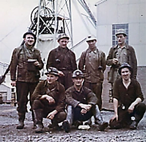 Gweithwyr o'r Almaen mewn glofa yn ne Cymru