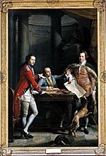 Pompeo Batoni (1708-87); Syr Watkin Williams-Wynn, 4ydd Barwnig, Thomas Apperley a'r Capten Edward H