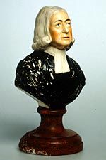 Penddelw grochenwaith o John Wesley, Crochendy De Cymru tua 1840-55