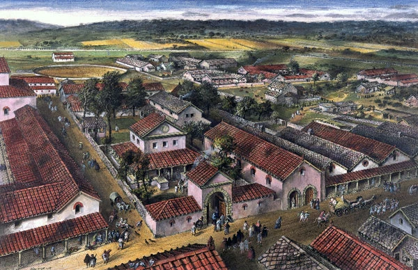 Teml Rufeino-Geltaidd, tref Rufeinig Caer-went, Sir Fynwy; gan Alan Sorrell, 1955. Ail gloddiwyd y deml ym 1908.