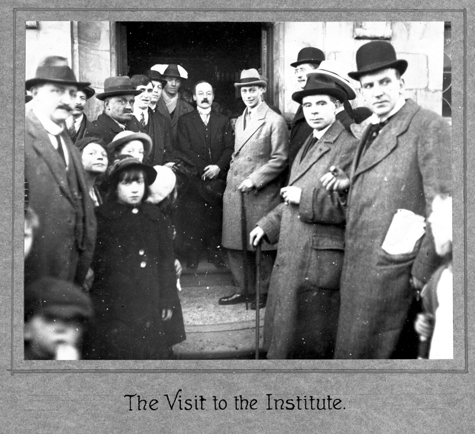 Ymweliad y Tywysog Albert i Institiwt y Gweithwyr Oakdale, 1920