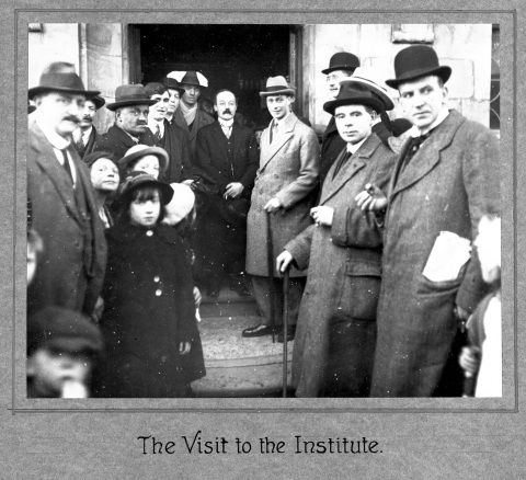 Ymweliad y Tywysog Albert i Institiwt y Gweithwyr Oakdale, 1920