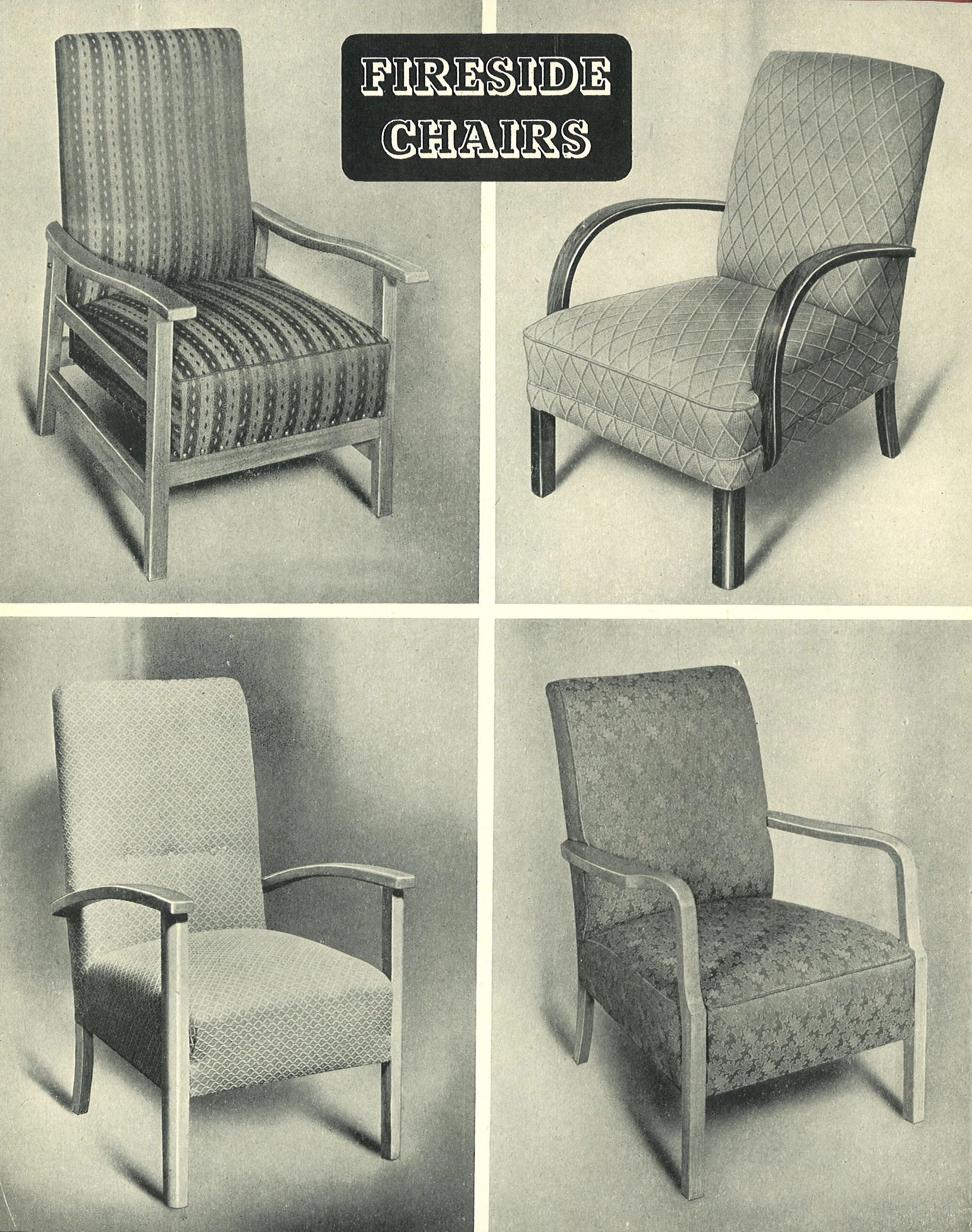 Tudalen o gatalog dodrefn utility, 1947