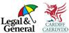 Logos Legal & General a Chyngor Dinas Caerdydd