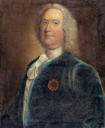 Richard Jones Gwynne o Daliaris a Thre-gib, Llywydd Cymdeithas y Rhingylliaid Môr (bu f. 1752)