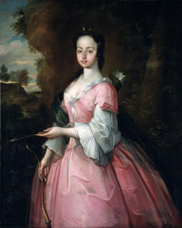 Diana Pryce (g.1731) â phriodoleddau'r Dduwies Diana