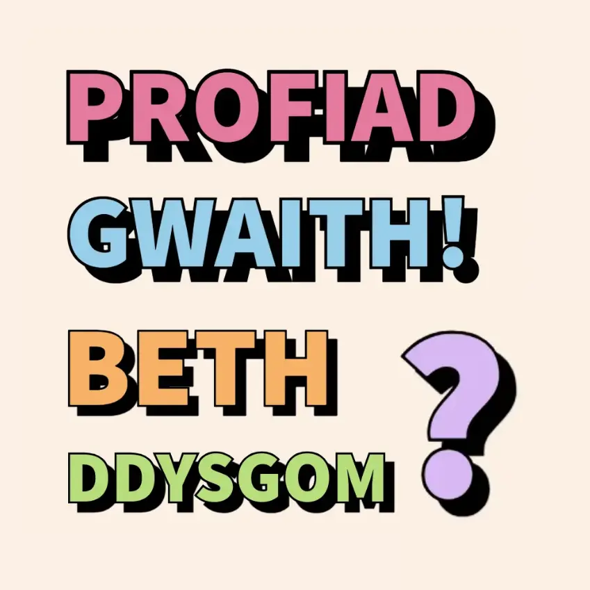 Graffeg yn dweud 