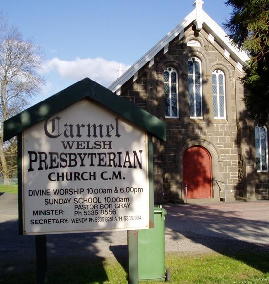 Eglwys Cymraeg, Ballarat, Victoria, Awstralia