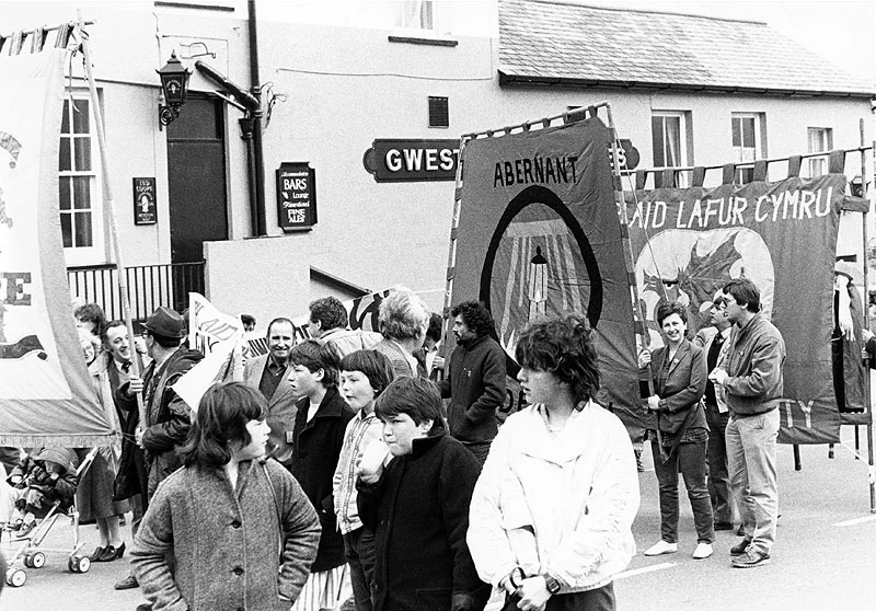 Gwrthdystiad dros y glowyr, Blaenau Ffestiniog