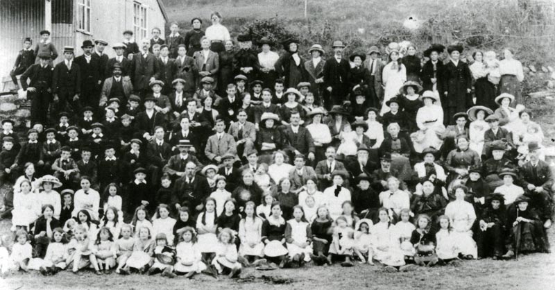 Gwibdaith flynyddol Ysgol Sul Penuel i Poppit, 1913